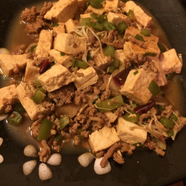 家常红烧肉末豆腐