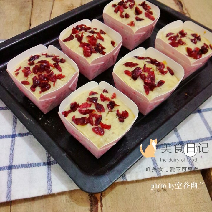 葡萄干（蔓越莓干）香蕉马芬