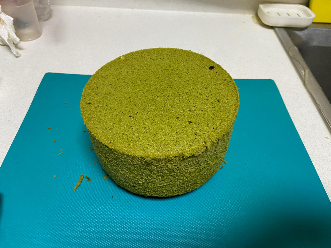 抹茶戚风（6寸加高10厘米）