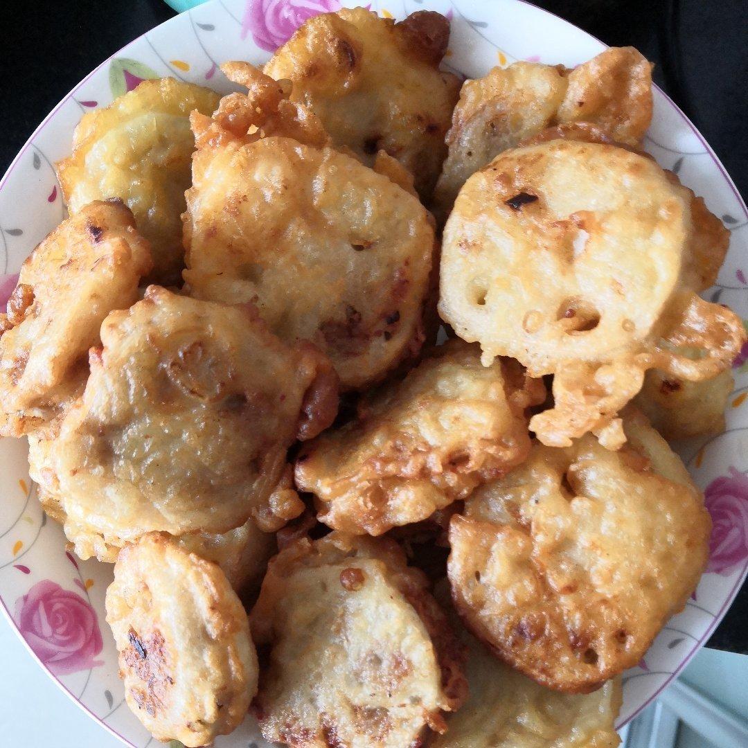 tlsfjhh做的炸藕夹!好吃哭!