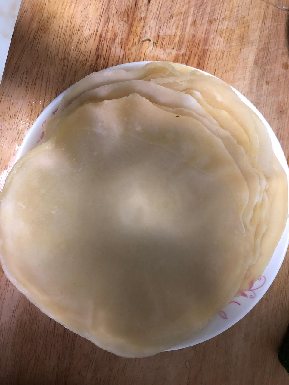 【桥桥妈】春饼皮/春卷皮/烤鸭饼 薄如蝉翼 丝般柔滑 懒人做法