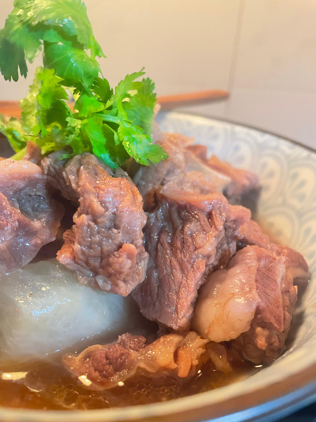 萝卜焖牛腩 （好吃得可以摆摊了）
