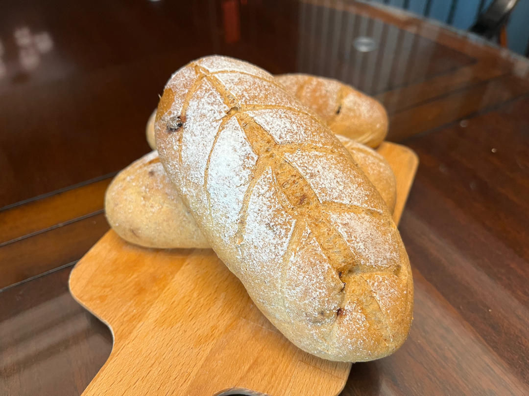 全麦红糖桂圆软欧包