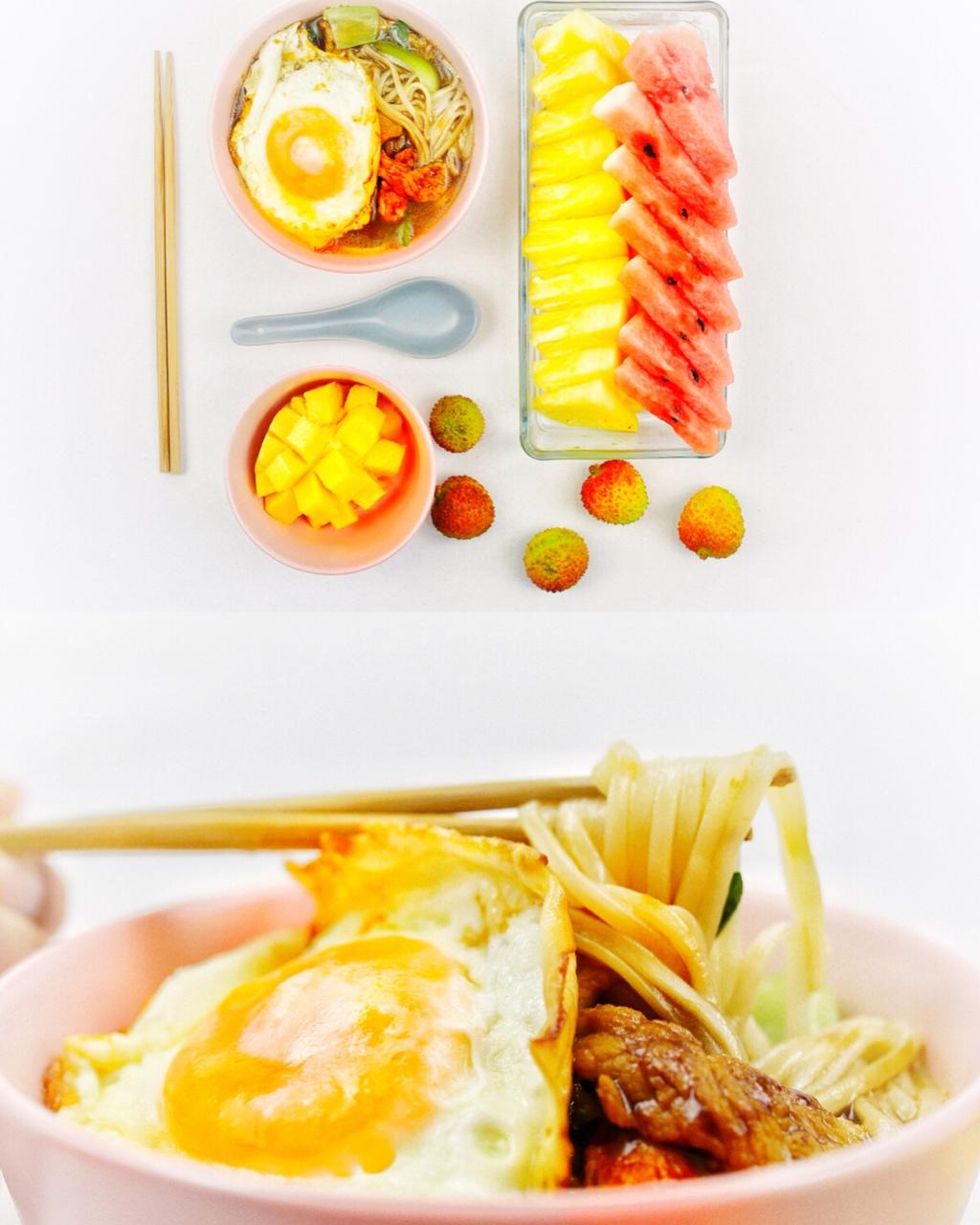 青菜肉丝面