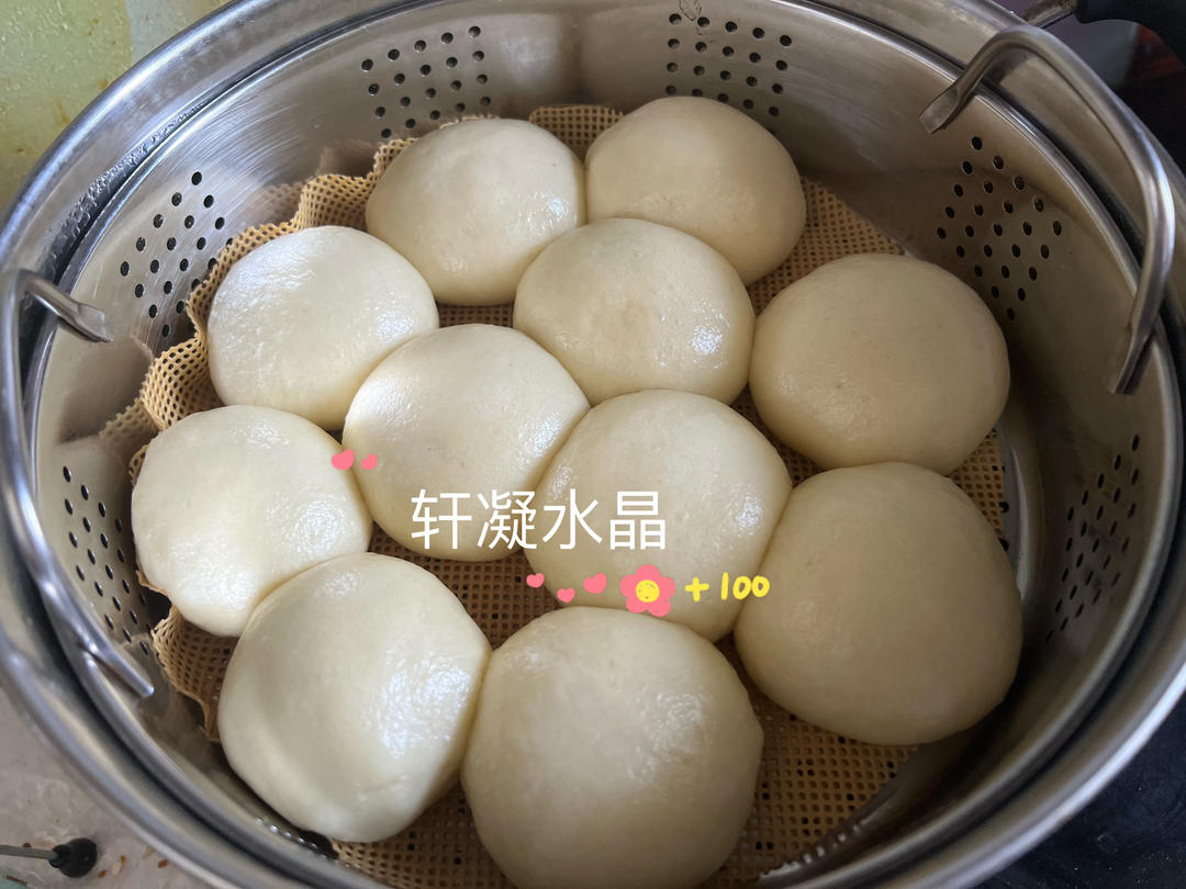 新手做馒头也能100%成功——附上非常详细的视频步骤（一次发酵法）