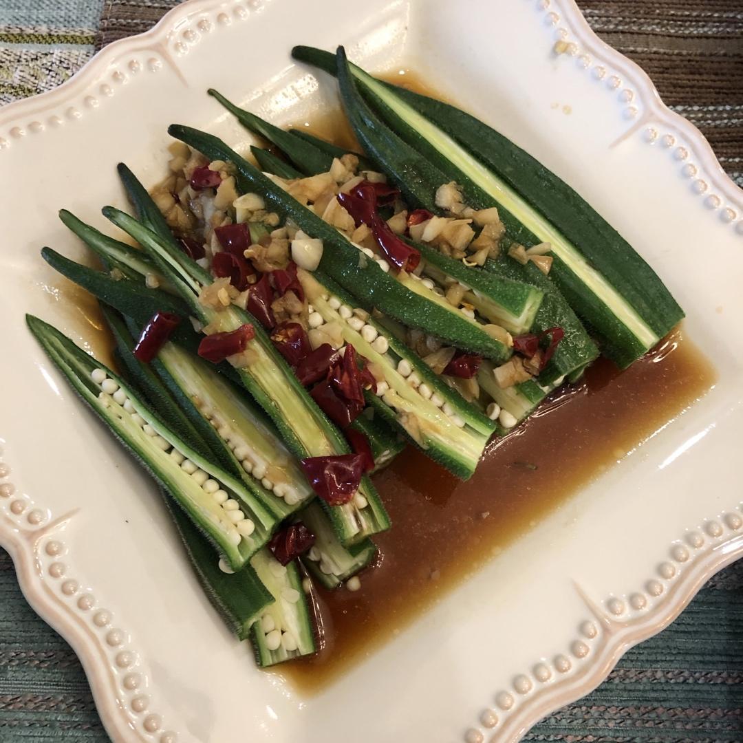 【甜心招牌】简单美味白灼秋葵