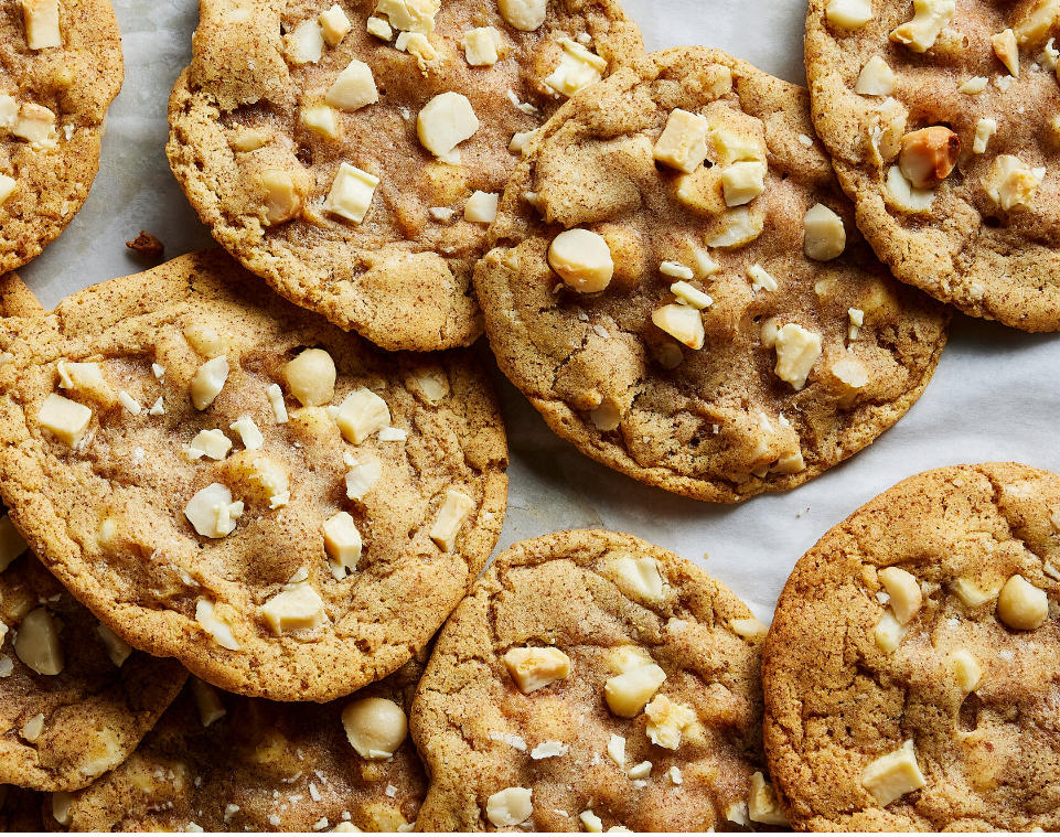 白巧克力夏威夷果曲奇 White Chocolate Macadamia nut Cookies