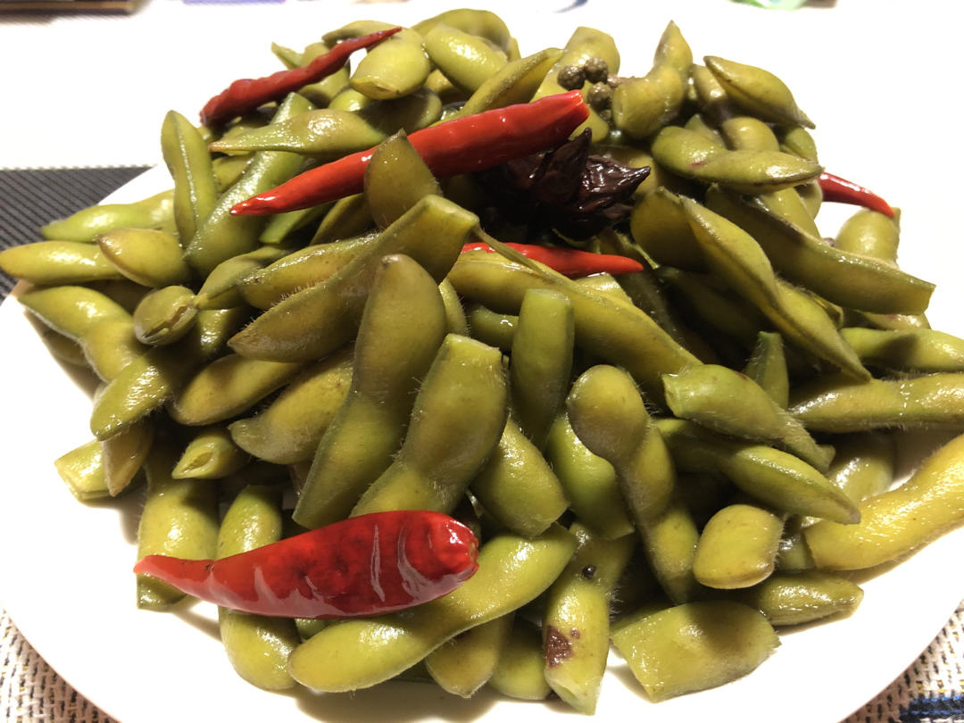 豪华版水煮毛豆
