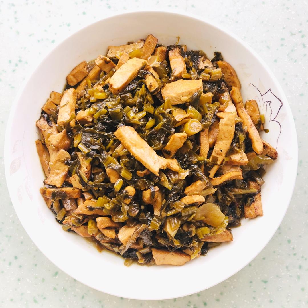 咸菜炒豆腐干