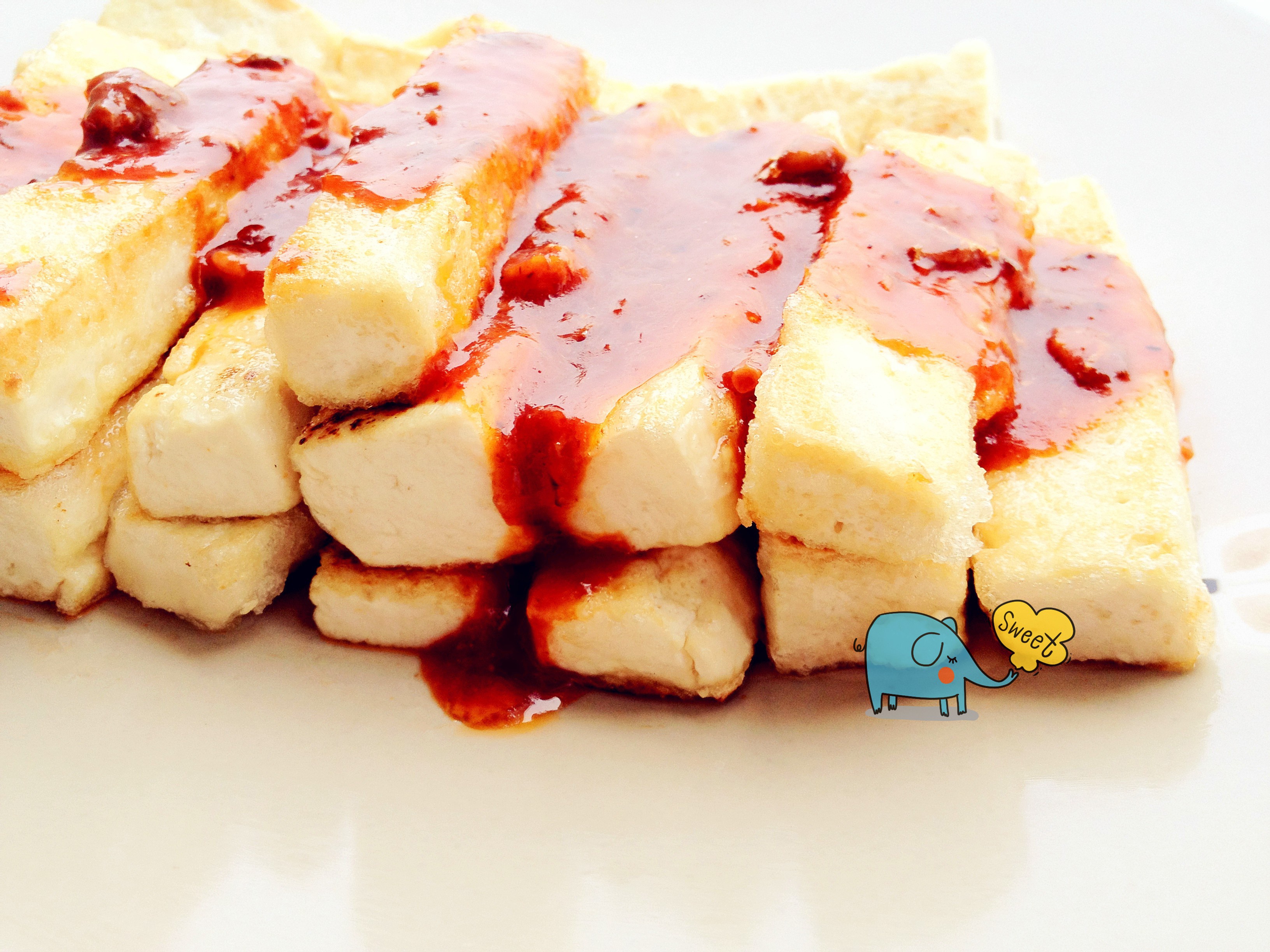 茄汁脆皮豆腐