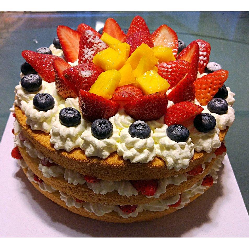 水果裸蛋糕