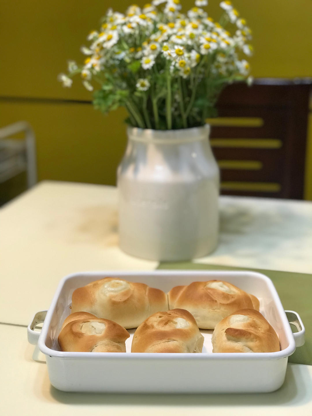 可爱哒小胖砸‼️葱香芝士火腿面包🥯