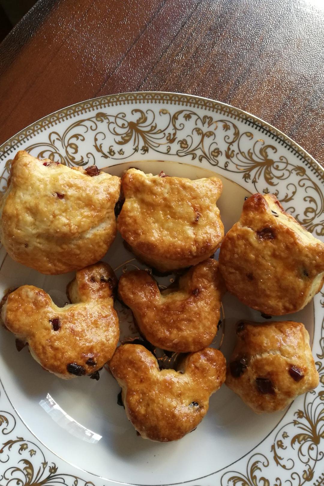 无蛋奶版蔓越莓司康