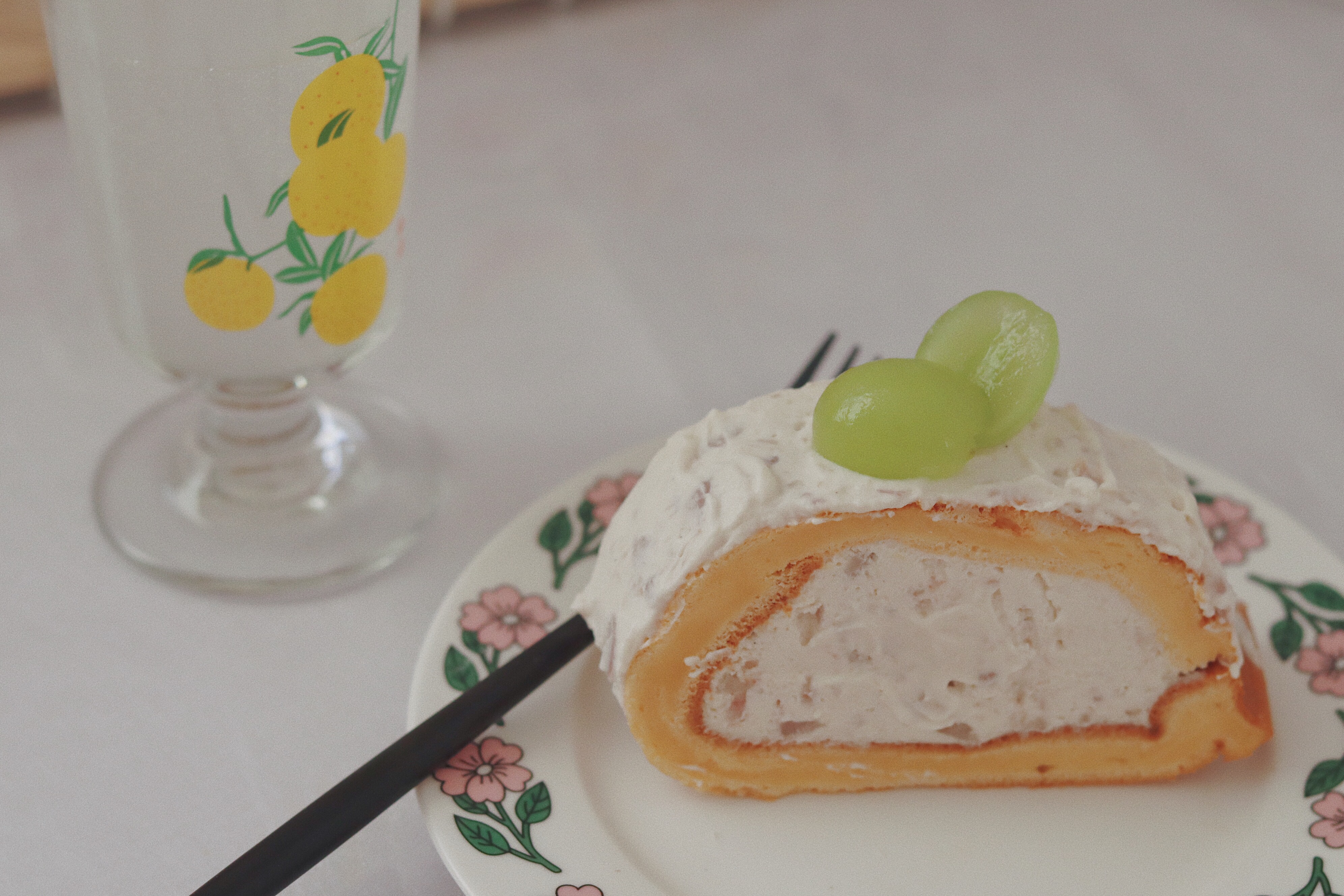 【北鼎烤箱食谱】芋泥奶油蛋糕卷的做法