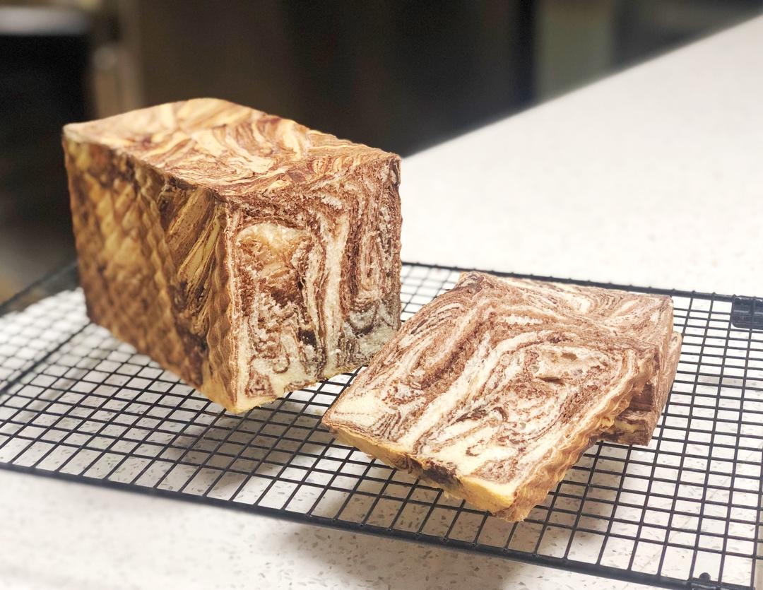 🍫浓郁巧克力吐司🍫
—复刻版爸爸糖吐司面包