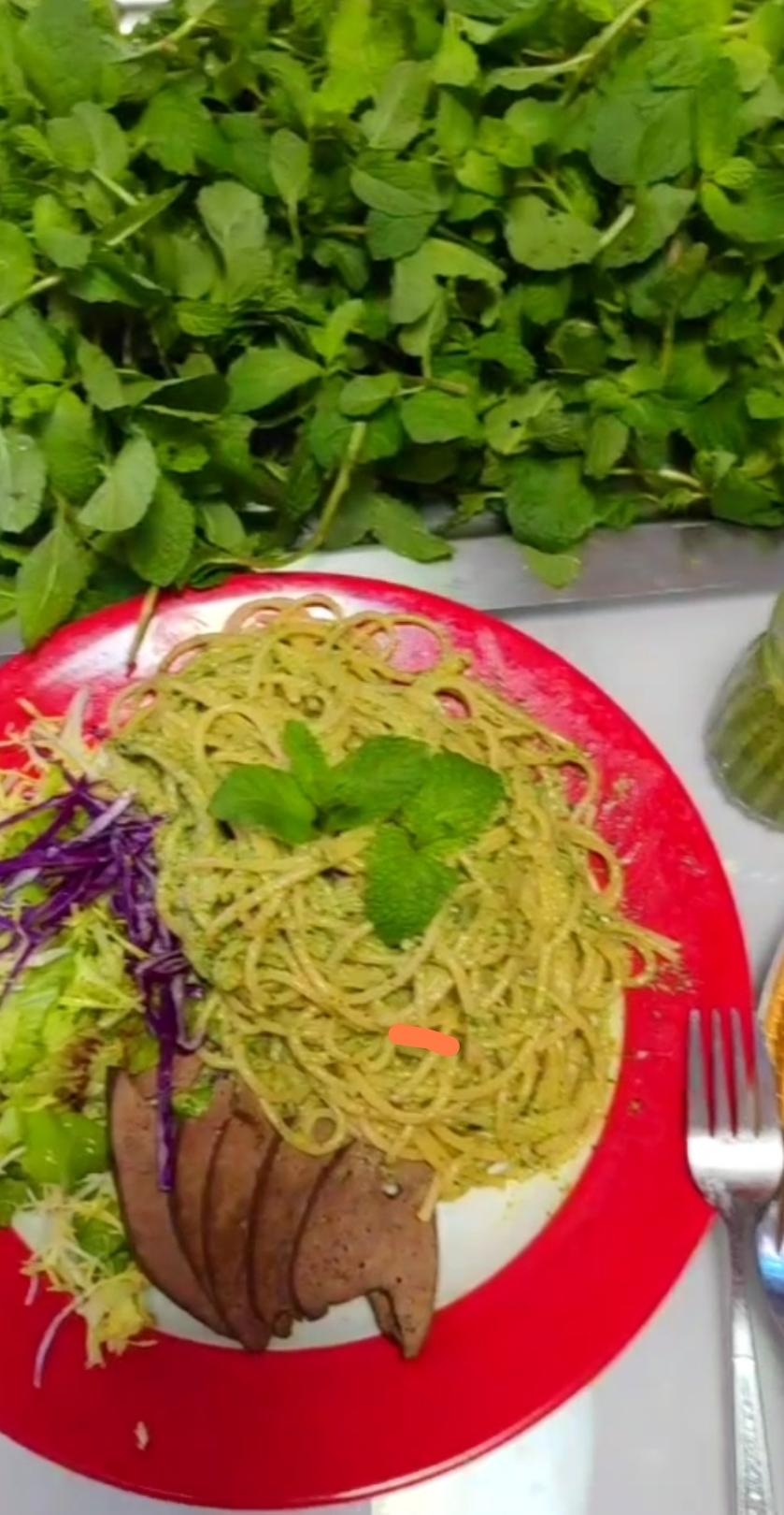 超级快手的罗勒青酱