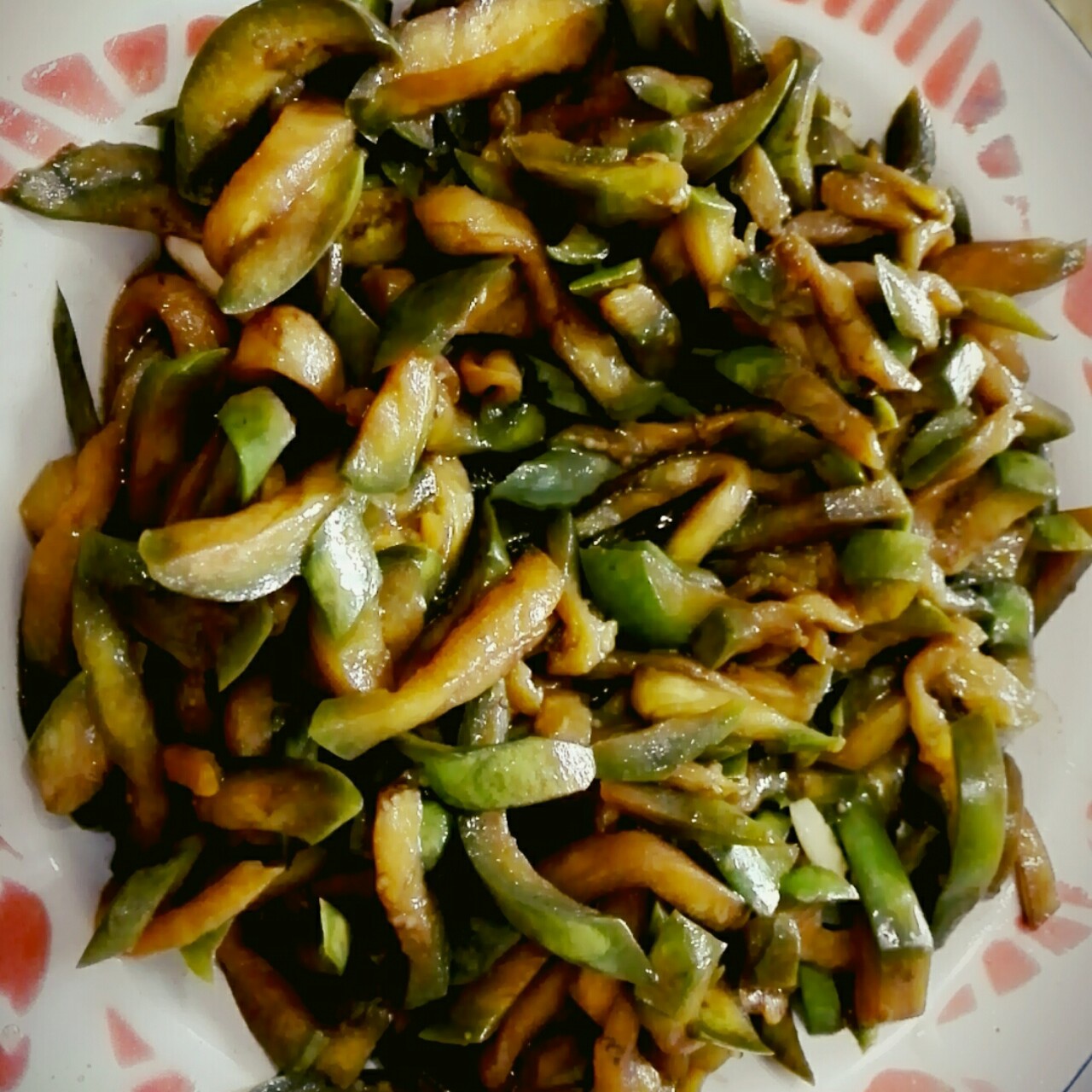 老丁的私房菜-油焖茄子