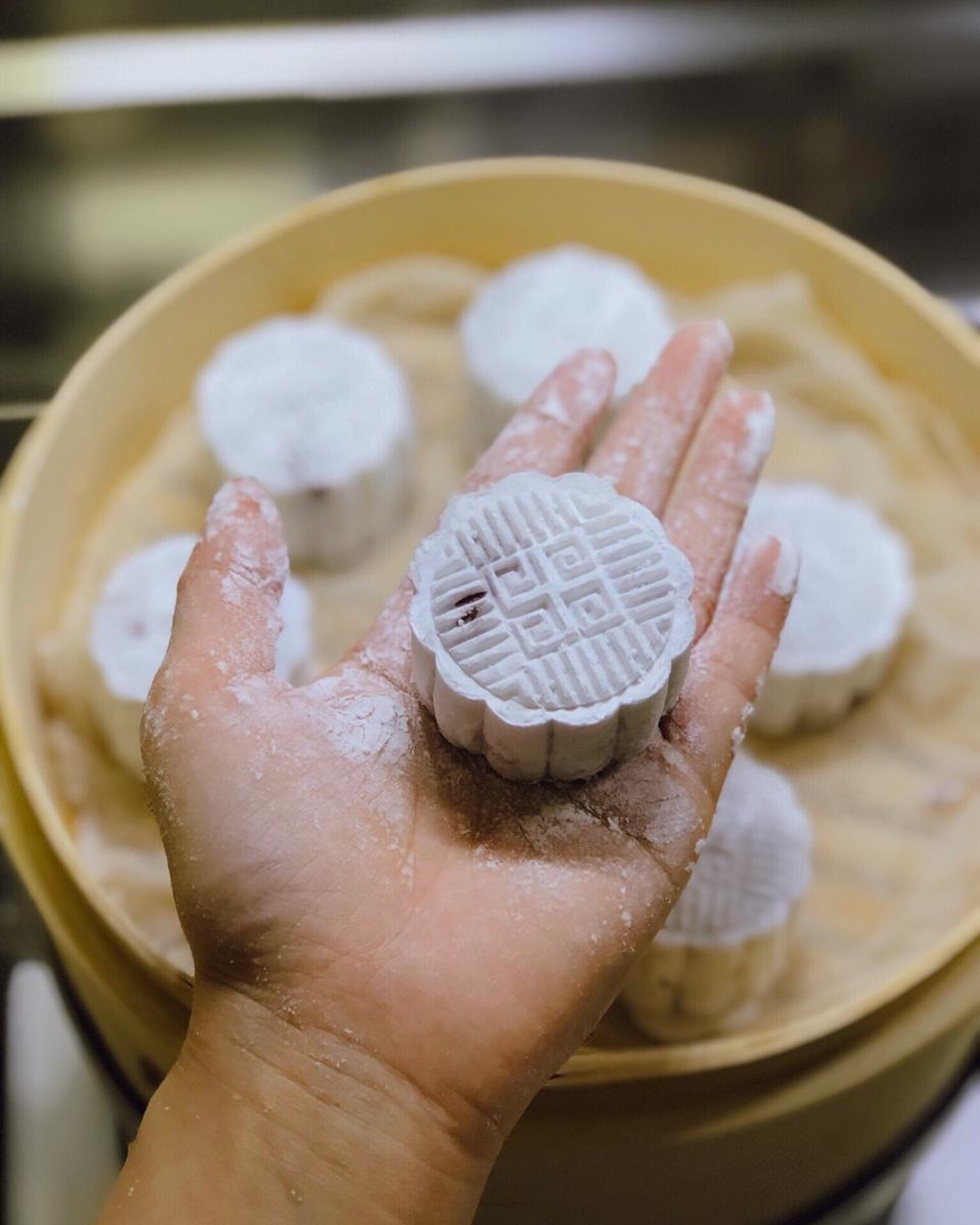 miss花椒做的澄粉玉米淀粉月饼