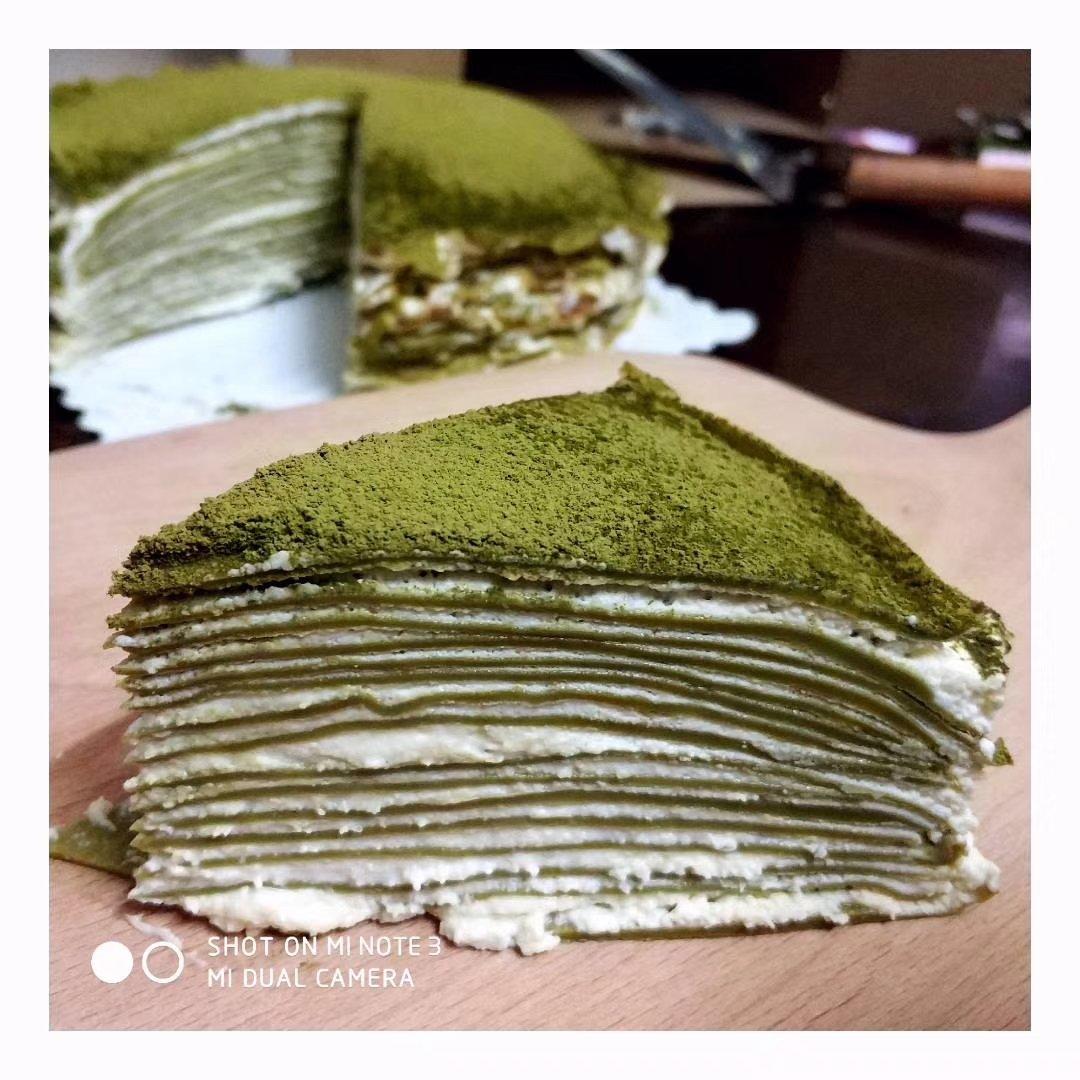 小清新—抹茶千层
