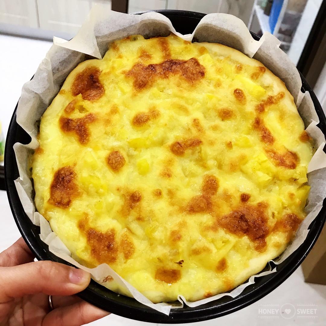 香蕉菠萝披萨
