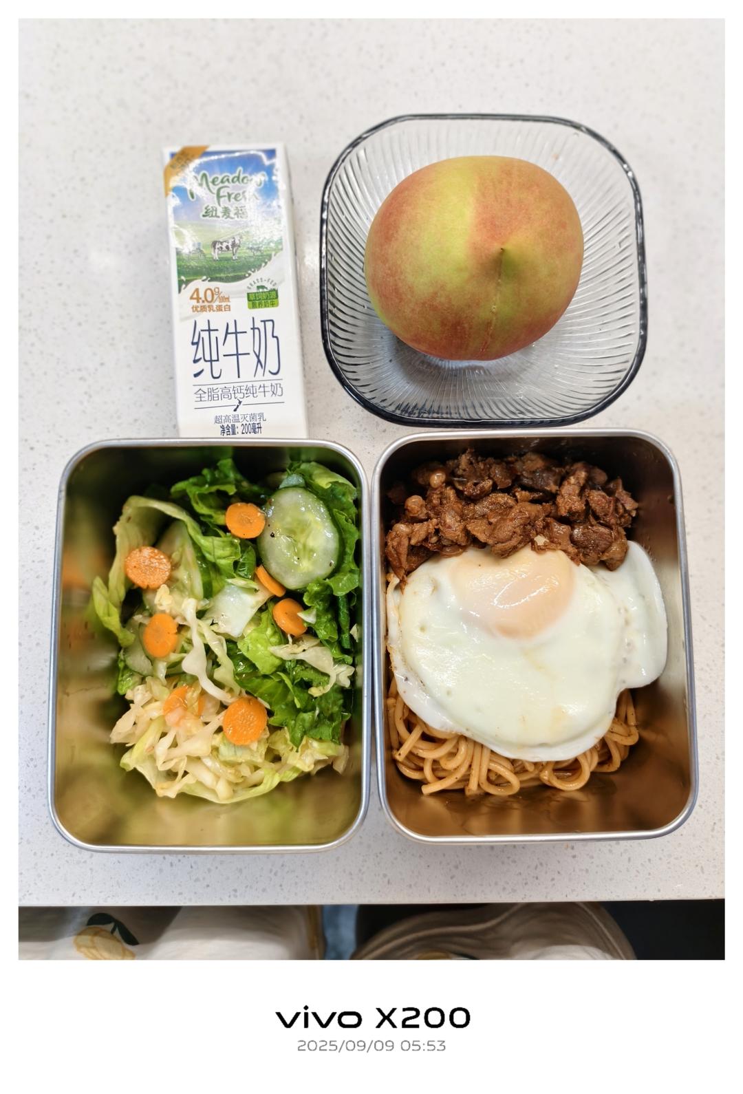 高二走读生每日早餐