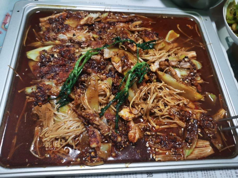 ㊙️制酱料❗️巨好吃烤金针菇！