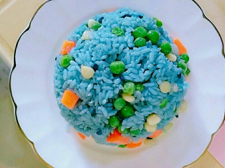 手机用户8089_q8d7做的蝶豆花炒饭