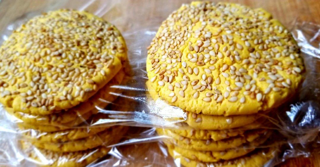 芝麻南瓜饼