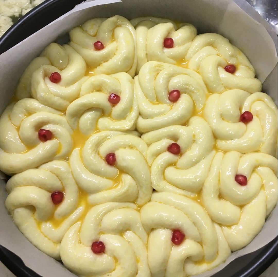玫瑰花面包