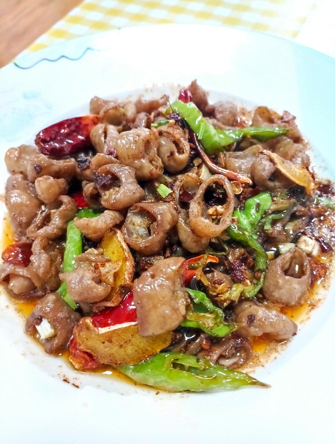 超好吃的火爆香辣肥肠