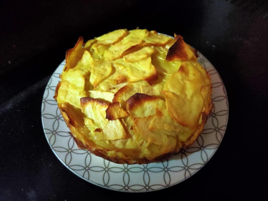 柔软奇妙的苹果隐形蛋糕