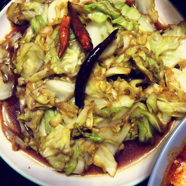 酱爆圆白菜
