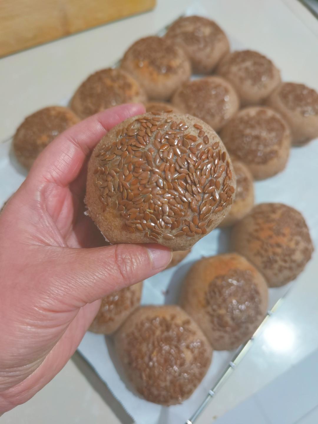 低卡椰子油全麦餐包