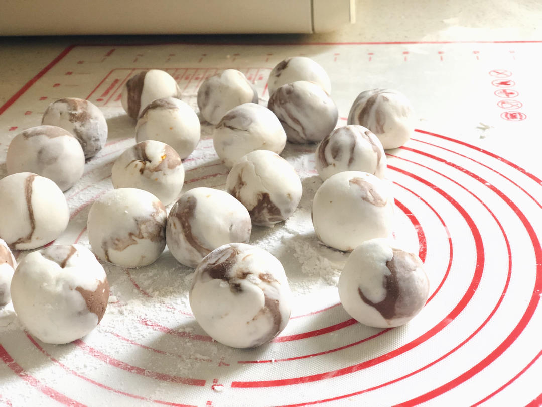 大理石汤圆，不一样的圆子