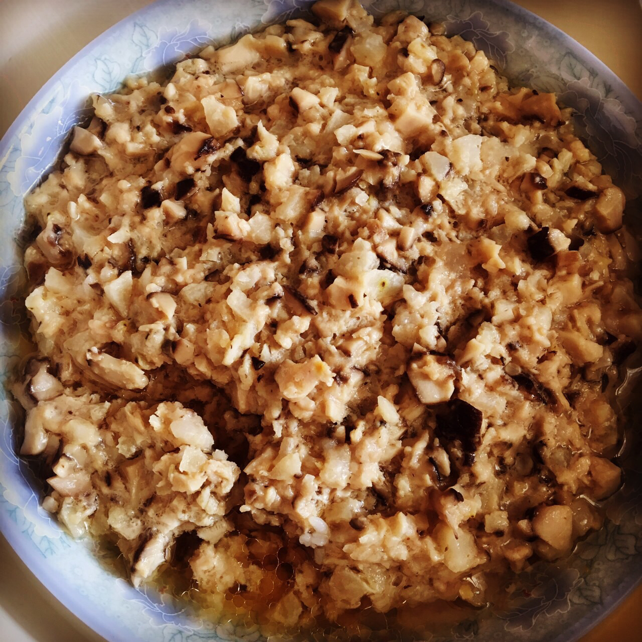 香菇马蹄蒸肉饼