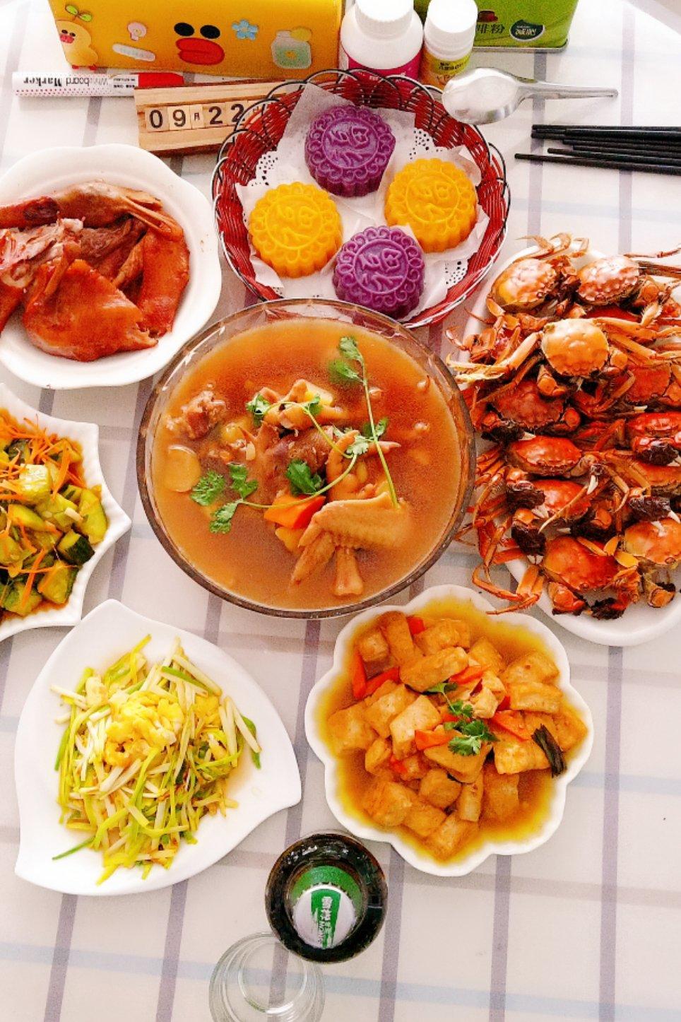 硕妈爱美食做的晚餐2018年9月22日