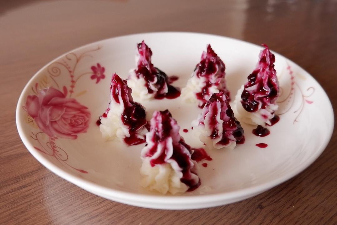 蓝莓山药泥