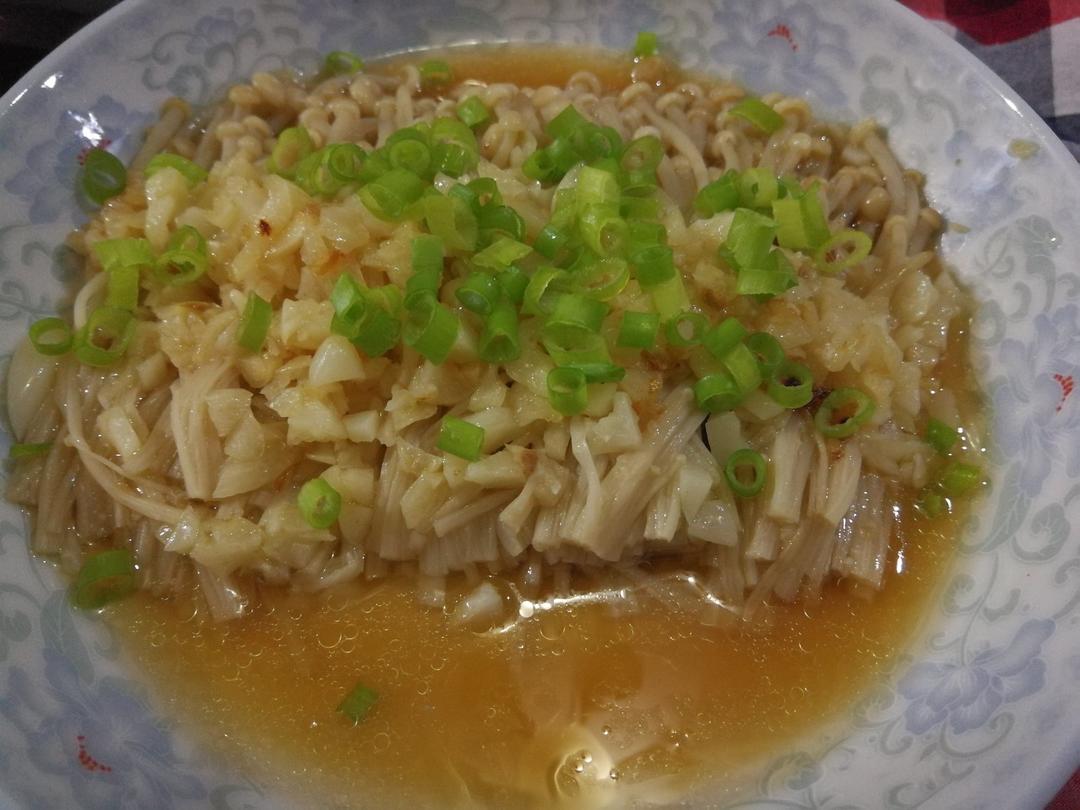 蒜蓉蒸金针菇