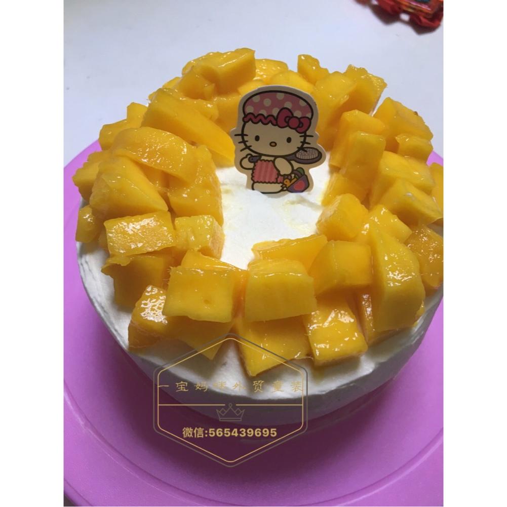 奶油水果装饰蛋糕
