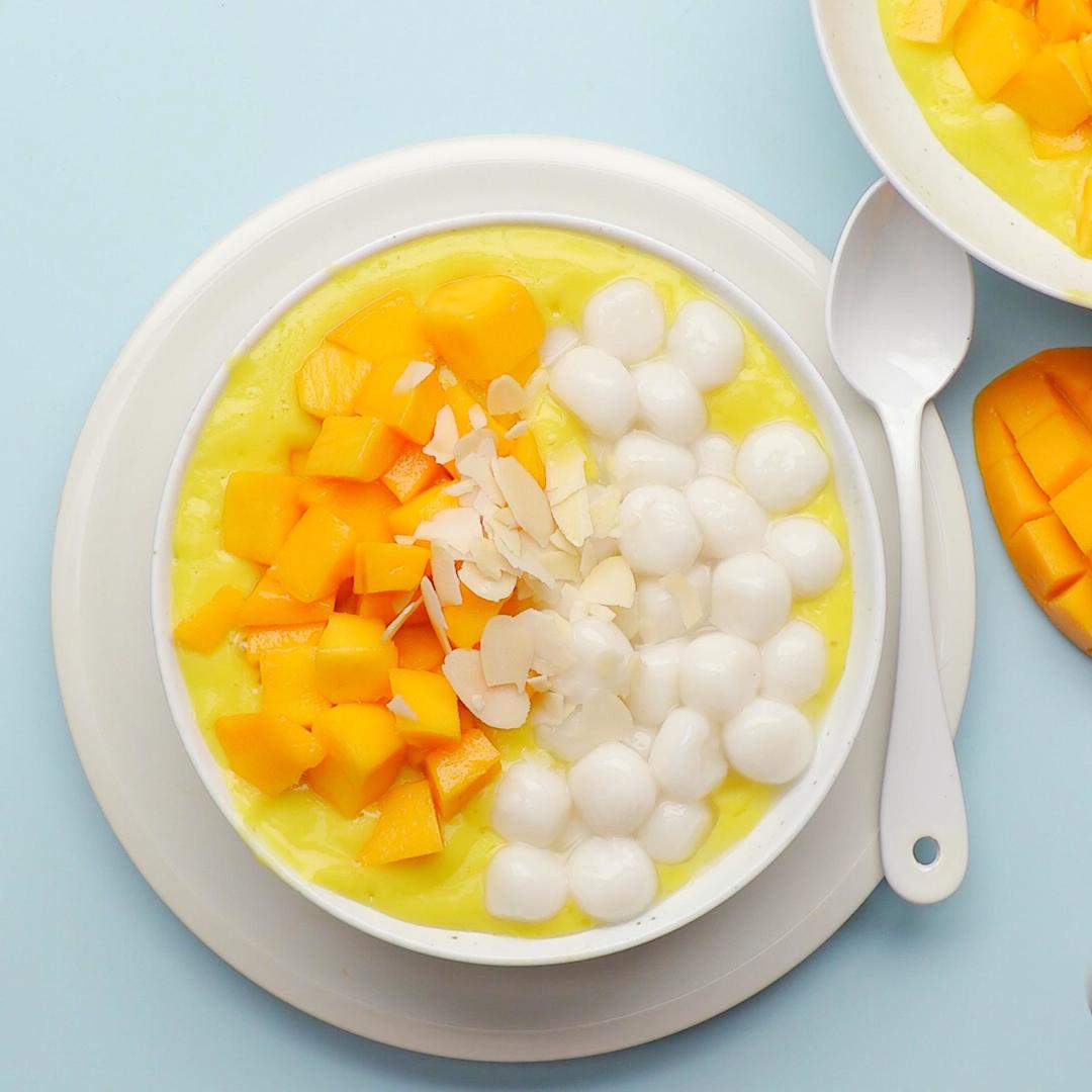 芒果牛奶小丸子的做法