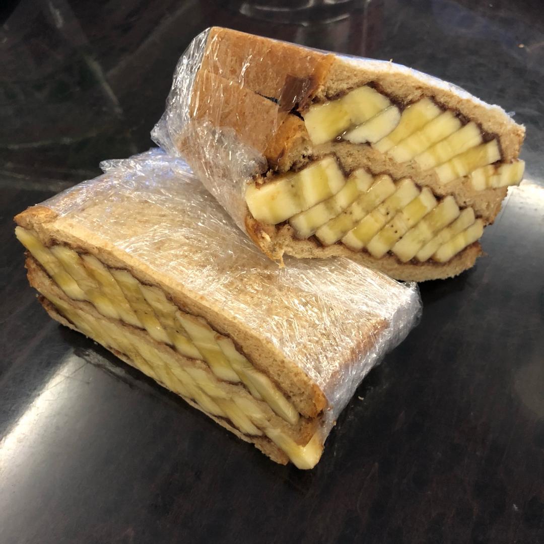 香蕉双享三明治