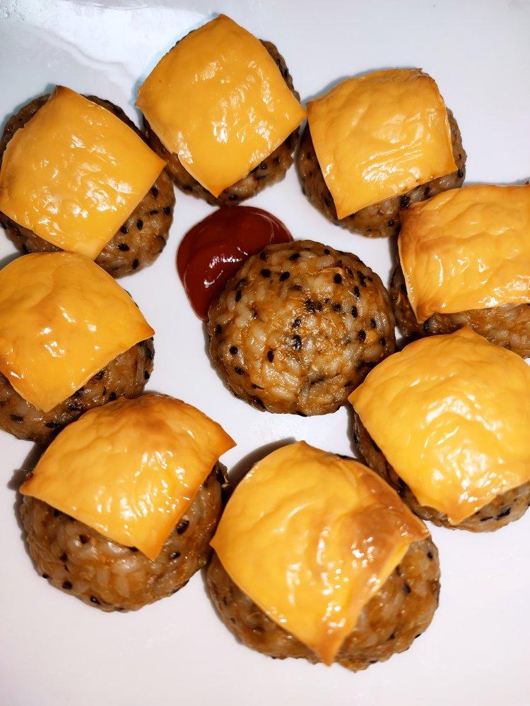 芝士就是力量【芝士肉松小饭团】