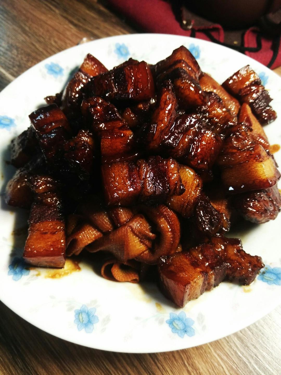 百叶结红烧肉