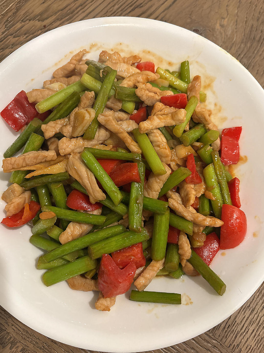蒜薹炒肉丝