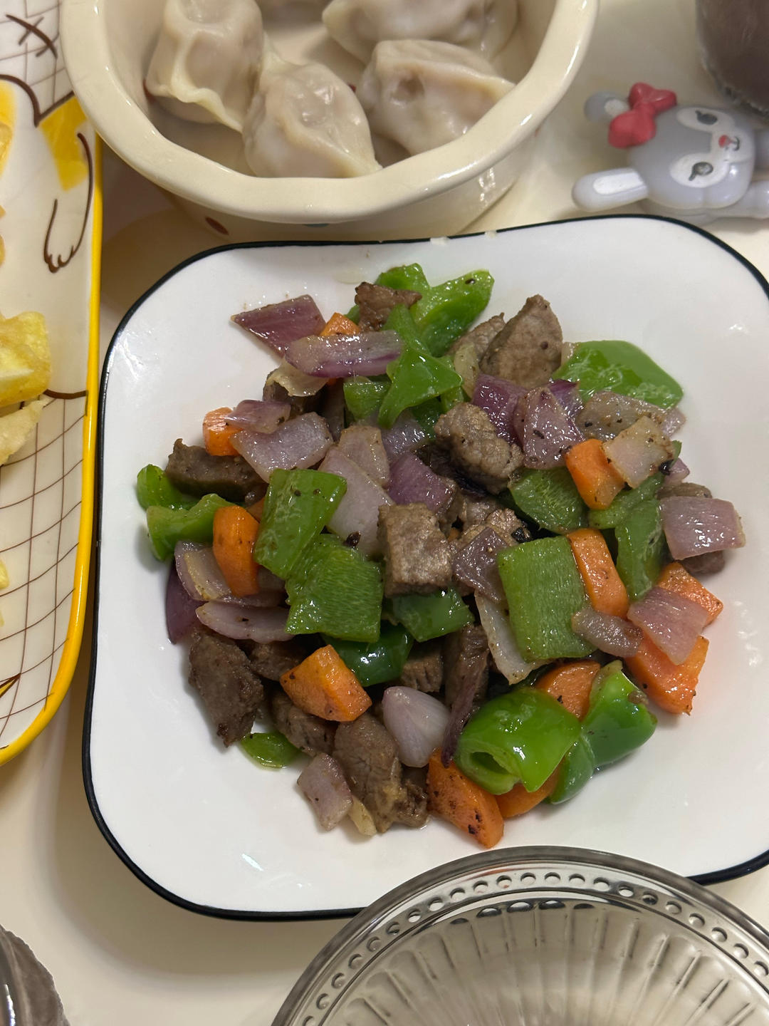 低脂美味黑椒牛肉粒