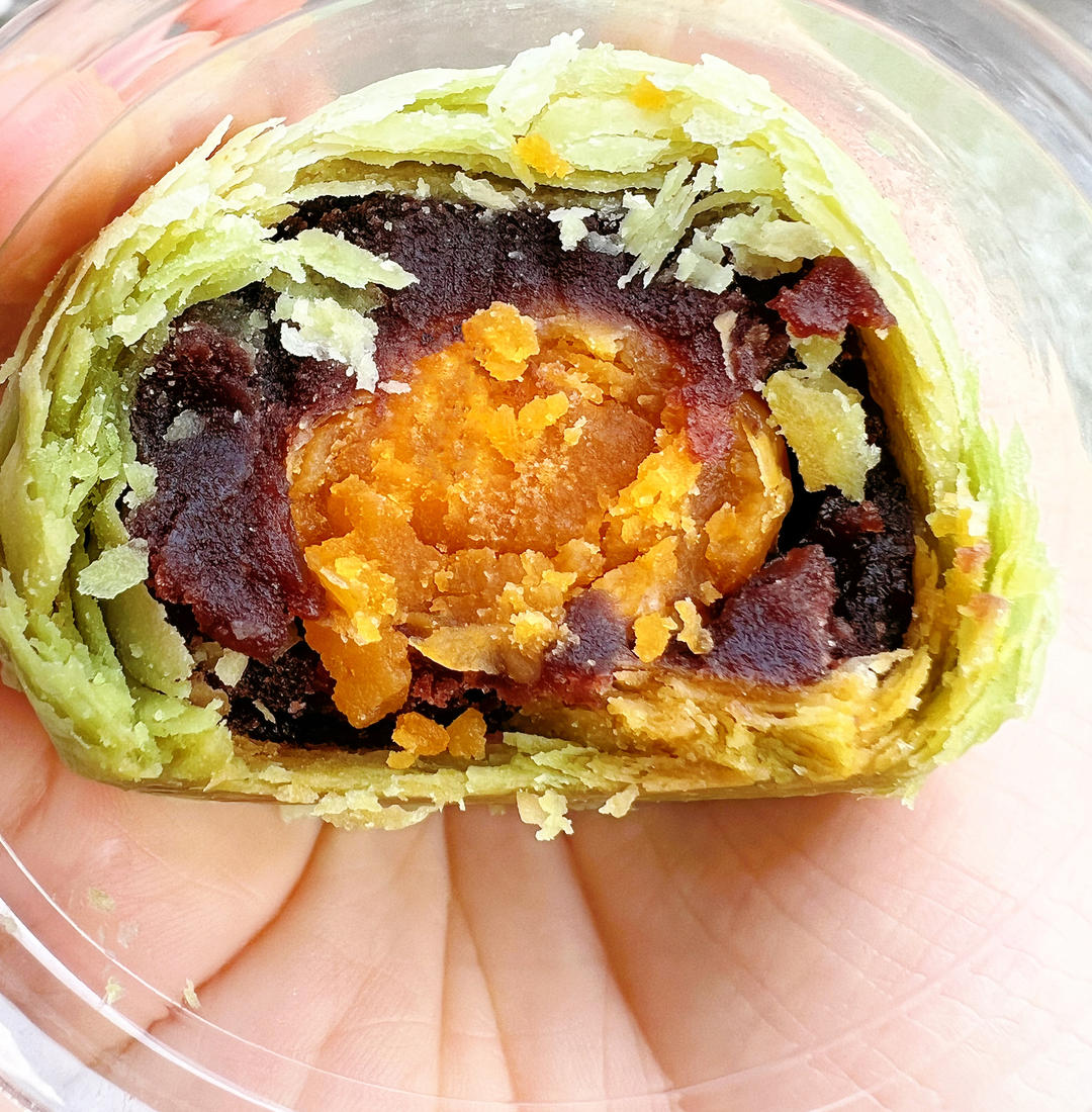 免揉免松弛超快手不破酥不混酥的蛋黄酥—新手一看包会