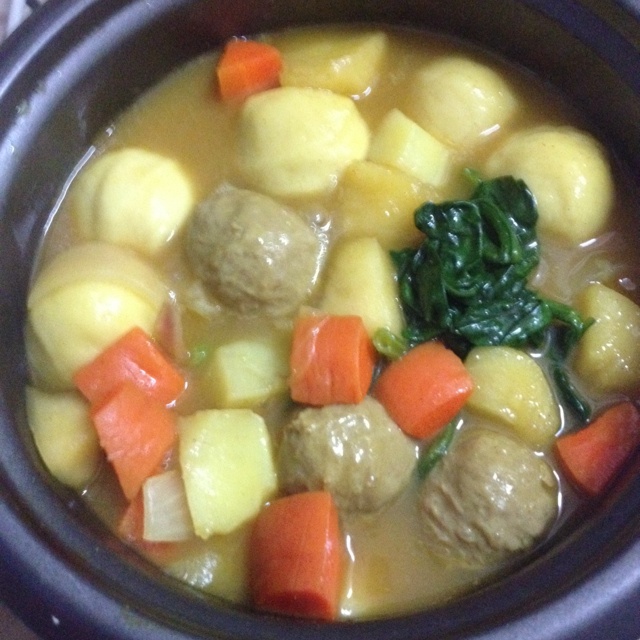 电饭锅咖喱大杂烩