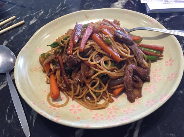 黑椒牛柳炒意面