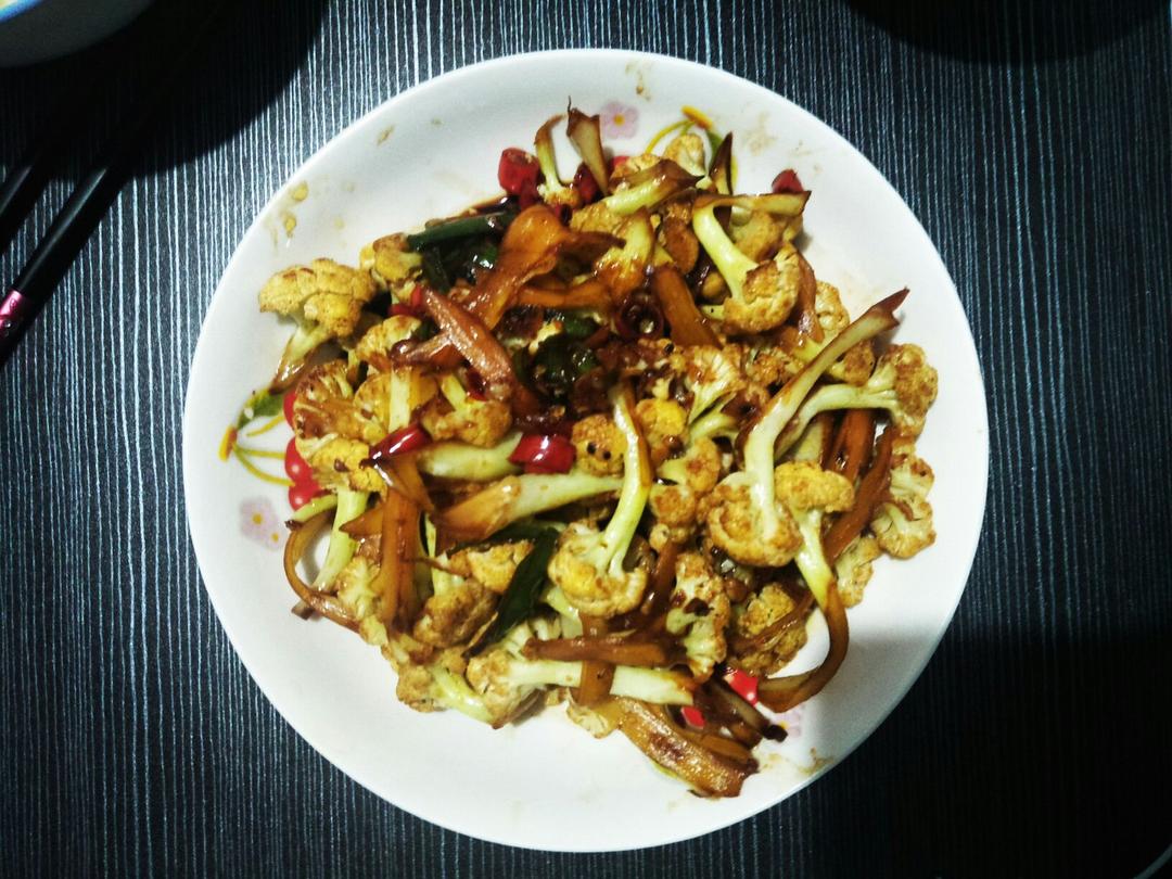 超级下饭的干煸花菜