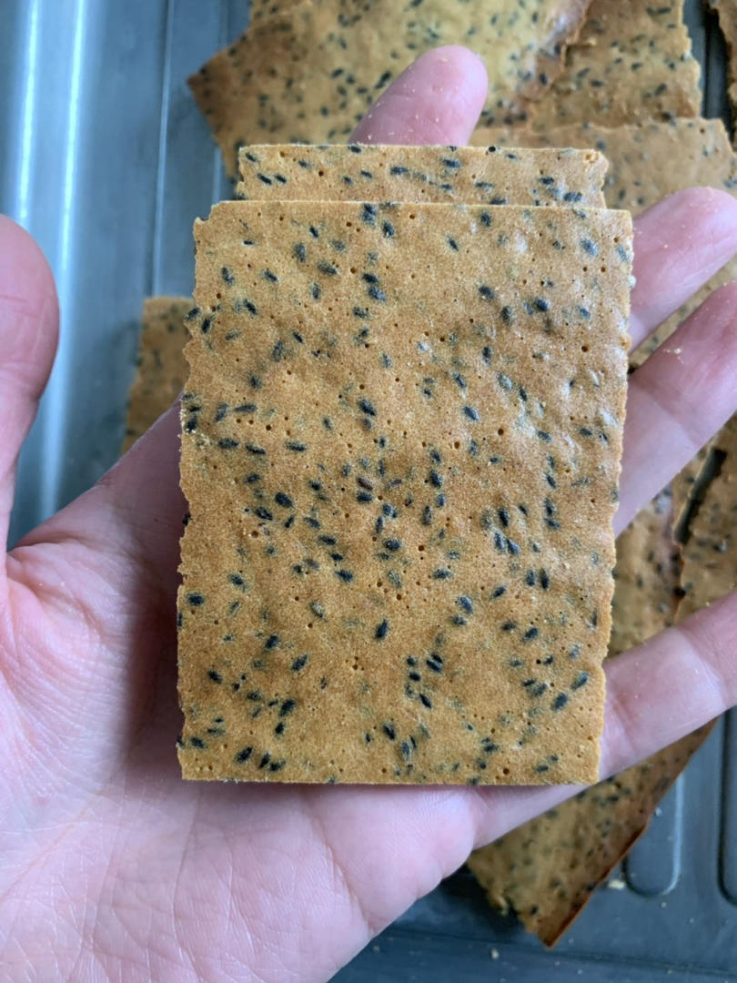 搅一搅就能做零失败芝麻薄脆